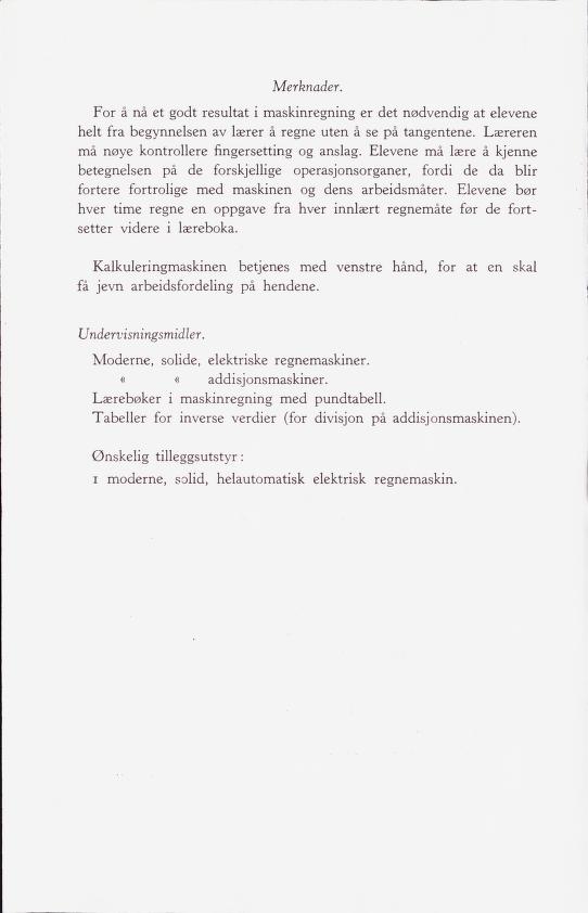 Skann 100 av Forsøksplanen 1960 · Frivillig 10. skoleår, 1964
