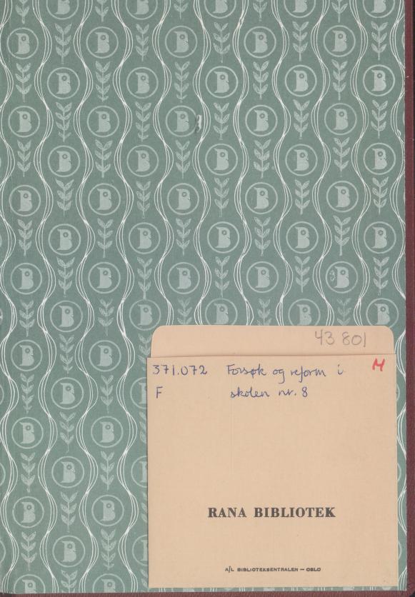 Skann 101 av Forsøksplanen 1960 · Frivillig 10. skoleår, 1964