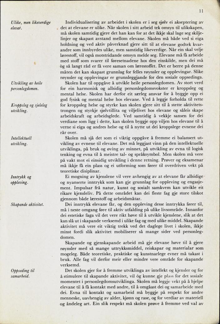 Skann 13 av Mønsterplanen 1974 · nynorsk