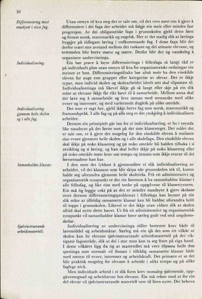 Skann 32 av Mønsterplanen 1974 · nynorsk