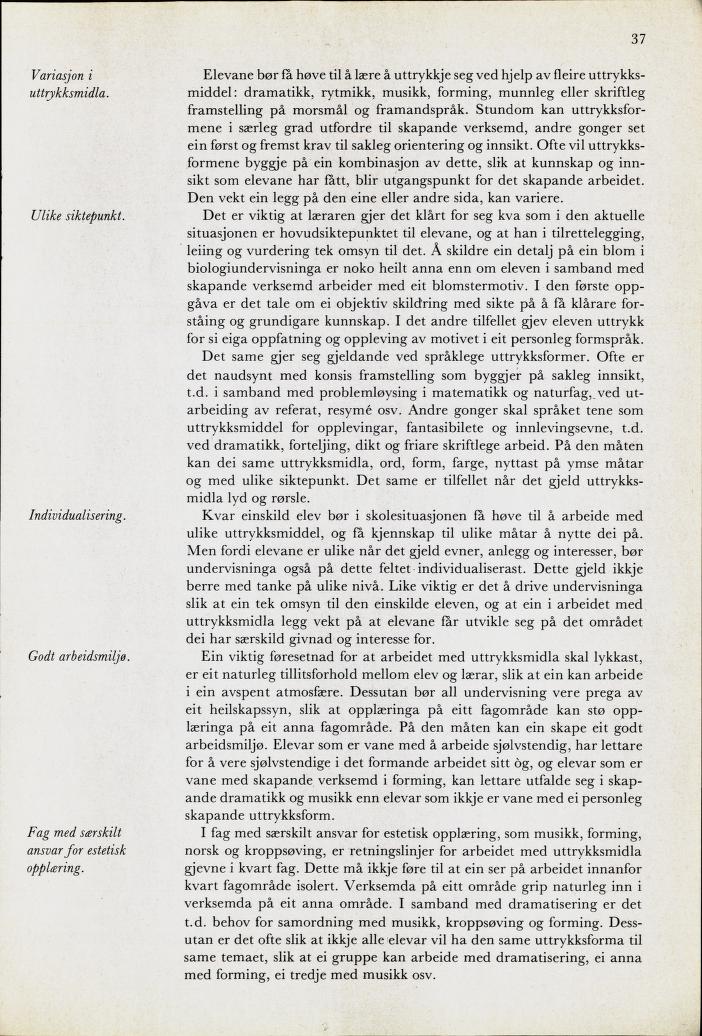 Skann 39 av Mønsterplanen 1974 · nynorsk