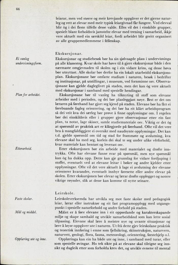 Skann 46 av Mønsterplanen 1974 · nynorsk