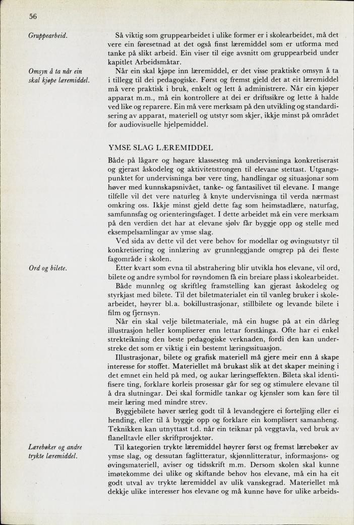 Skann 58 av Mønsterplanen 1974 · nynorsk