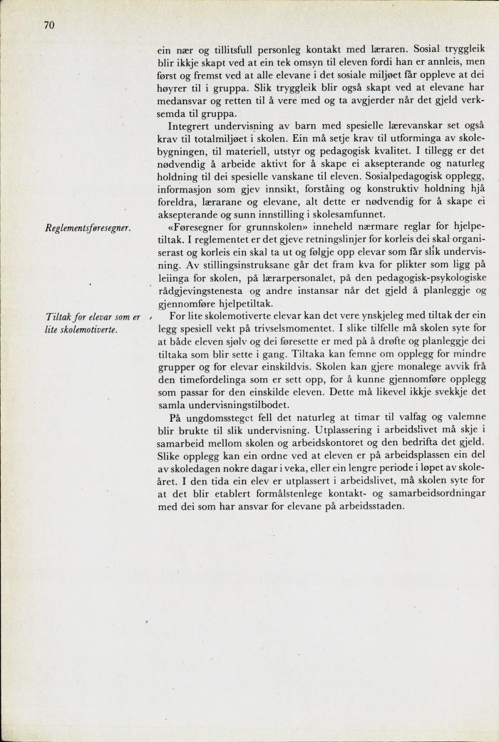 Skann 72 av Mønsterplanen 1974 · nynorsk