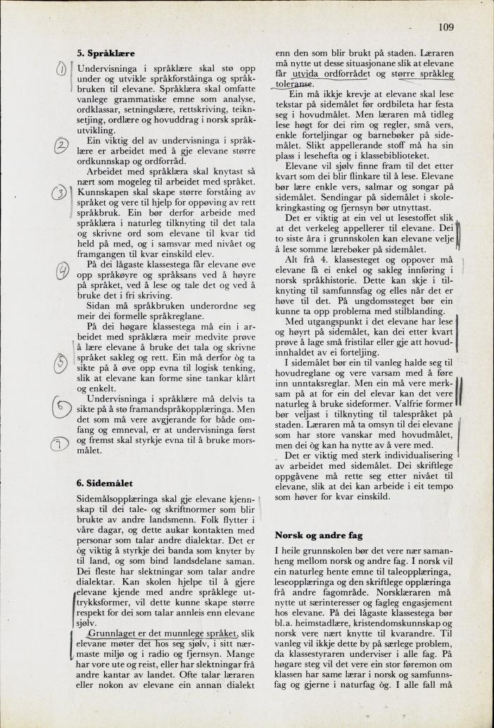 Skann 111 av Mønsterplanen 1974 · nynorsk