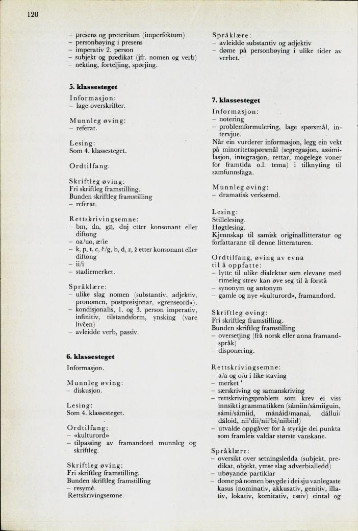 Skann 122 av Mønsterplanen 1974 · nynorsk