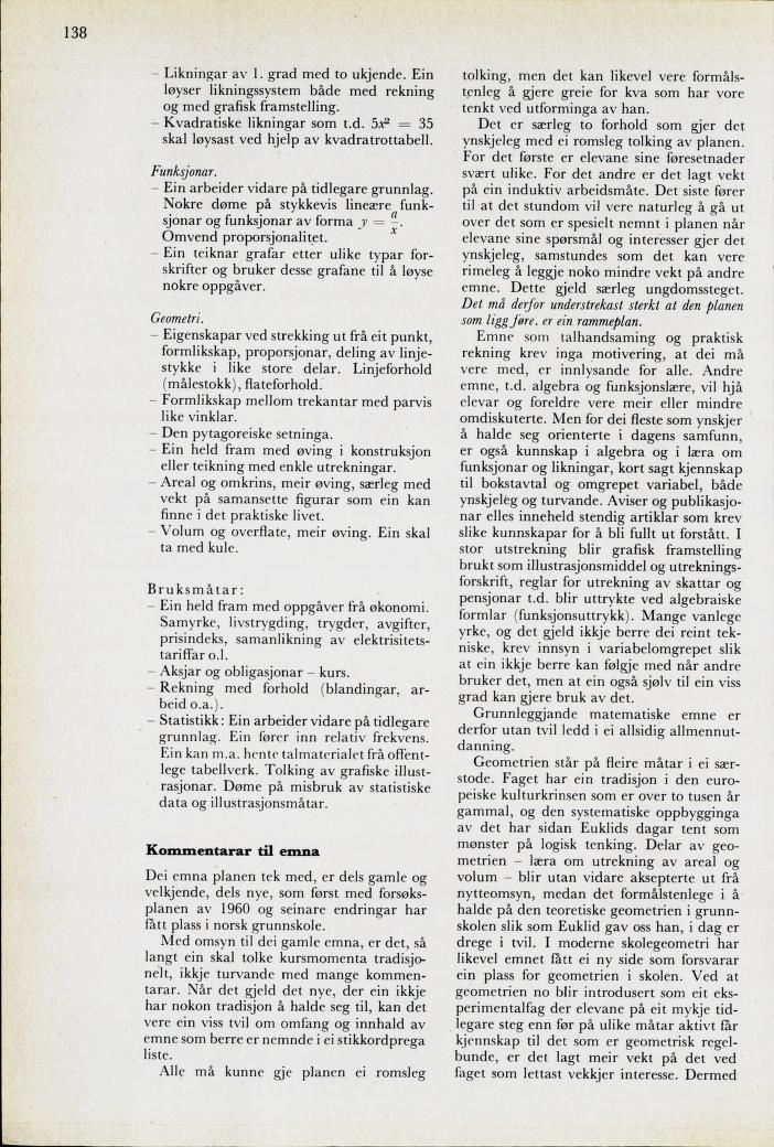 Skann 140 av Mønsterplanen 1974 · nynorsk