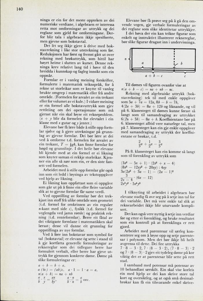 Skann 142 av Mønsterplanen 1974 · nynorsk