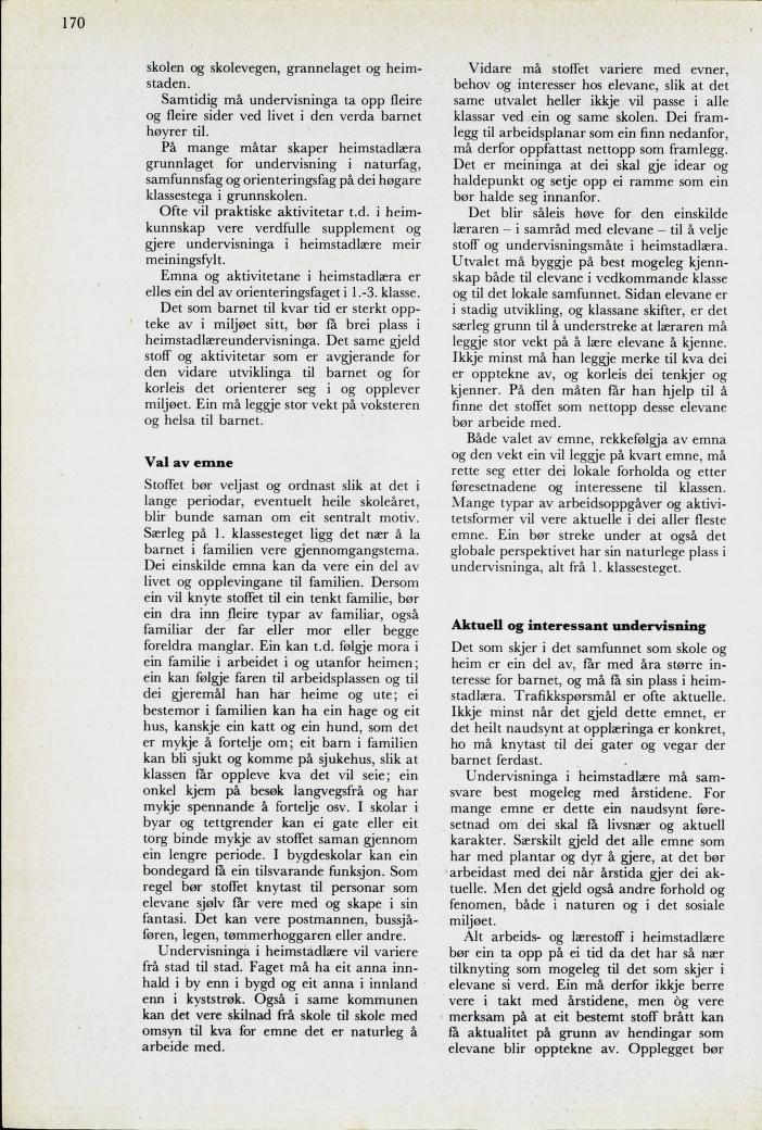 Skann 172 av Mønsterplanen 1974 · nynorsk