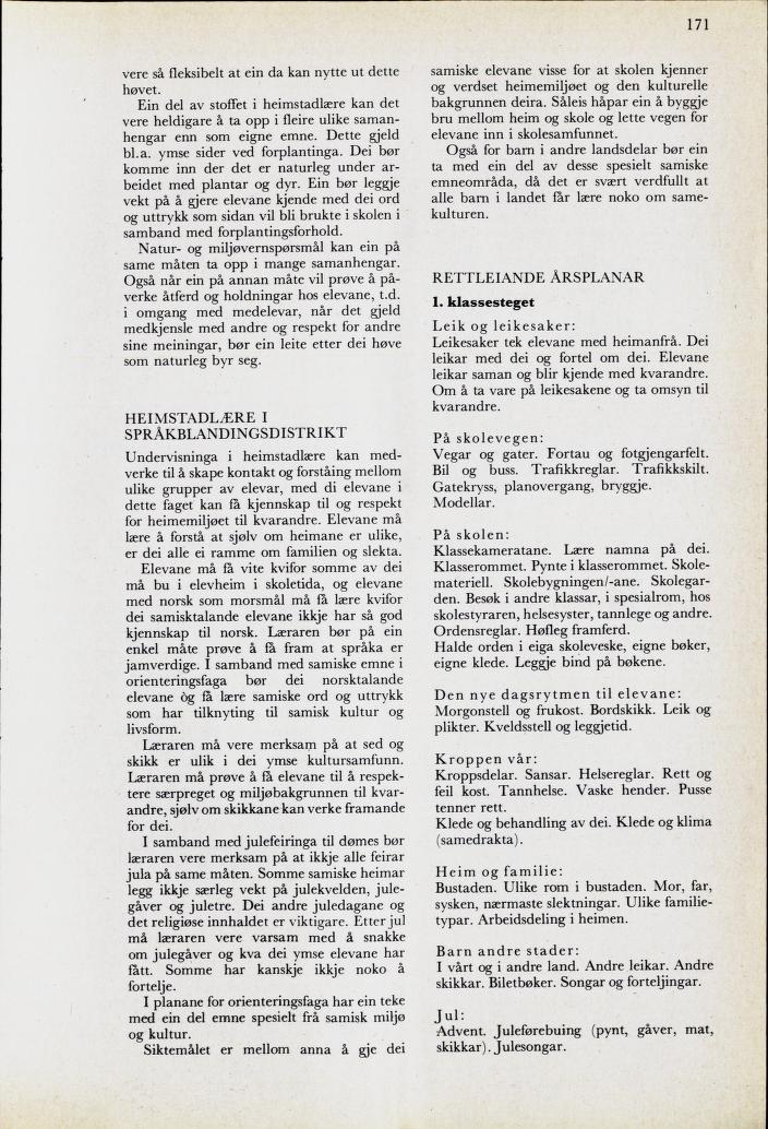 Skann 173 av Mønsterplanen 1974 · nynorsk