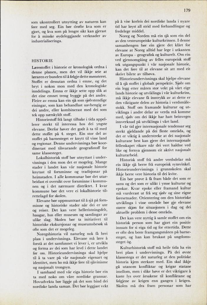 Skann 181 av Mønsterplanen 1974 · nynorsk