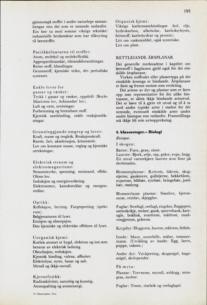 Skann 195 av Mønsterplanen 1974 · nynorsk