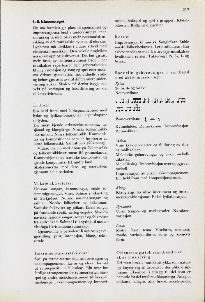 Skann 219 av Mønsterplanen 1974 · nynorsk