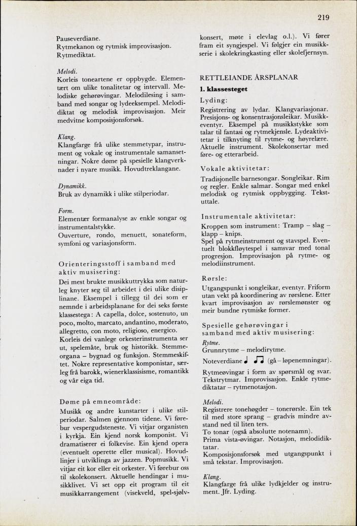 Skann 221 av Mønsterplanen 1974 · nynorsk