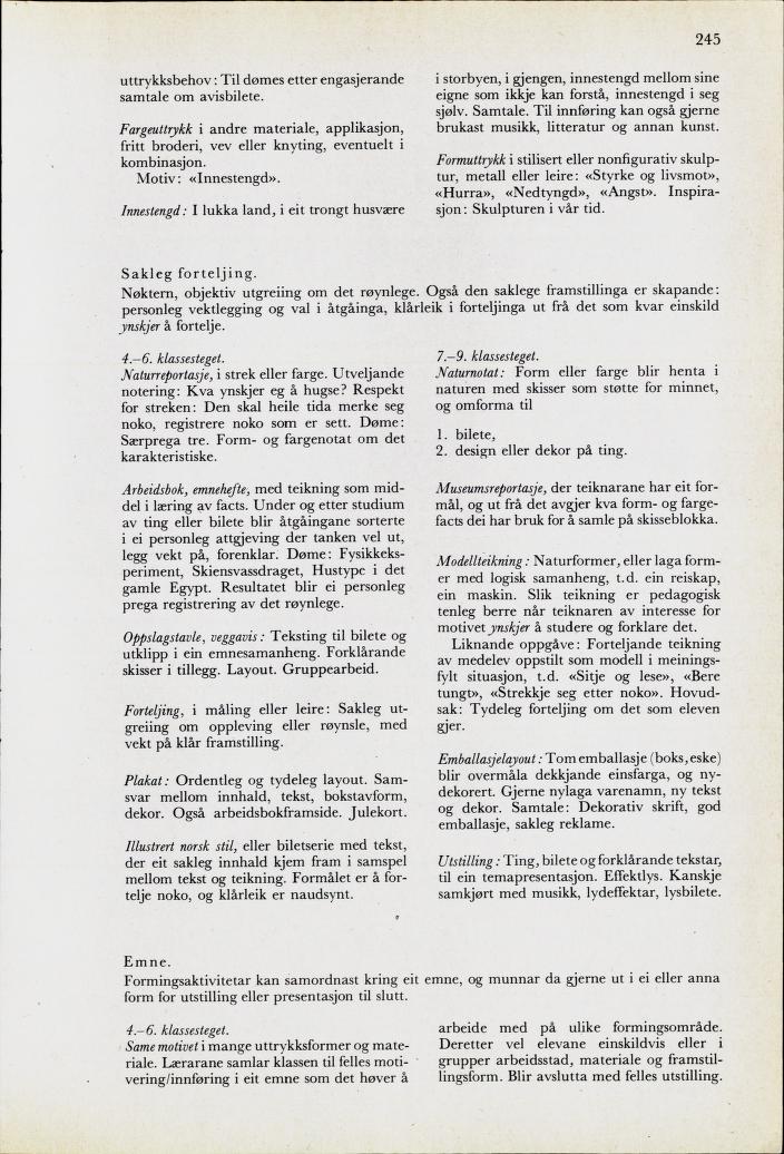 Skann 247 av Mønsterplanen 1974 · nynorsk