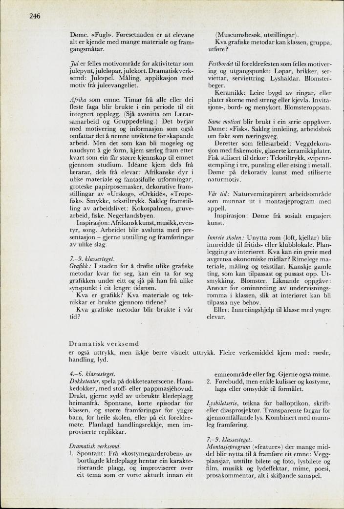 Skann 248 av Mønsterplanen 1974 · nynorsk