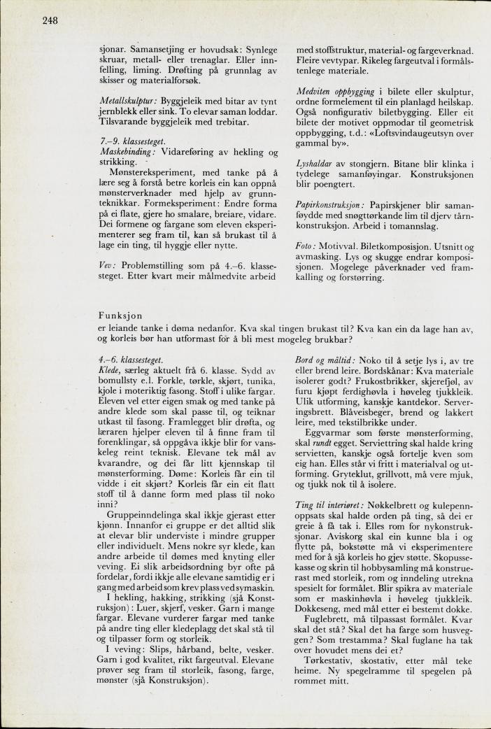 Skann 250 av Mønsterplanen 1974 · nynorsk