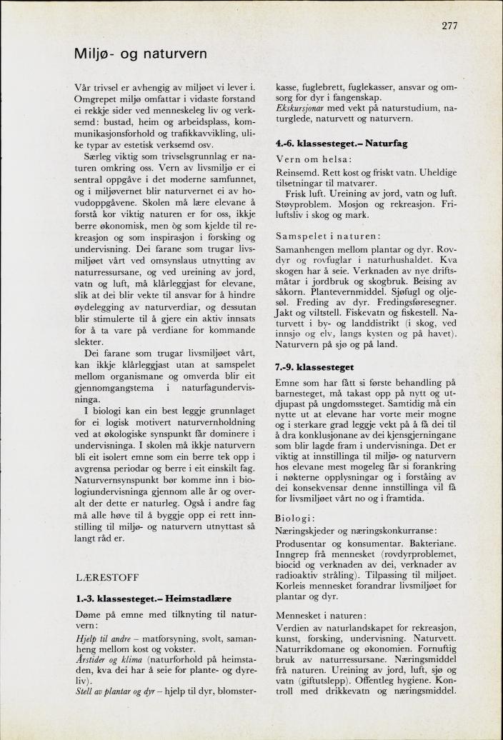 Skann 279 av Mønsterplanen 1974 · nynorsk