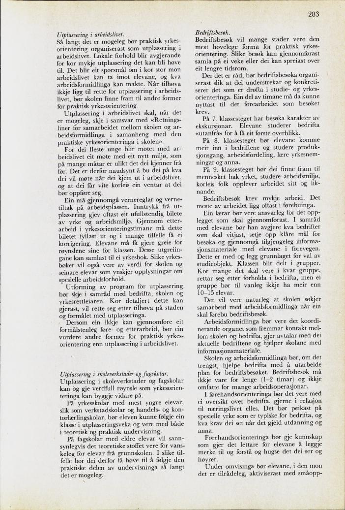 Skann 285 av Mønsterplanen 1974 · nynorsk