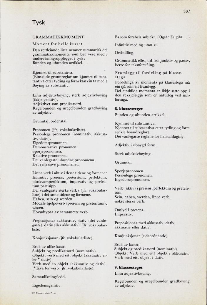 Skann 339 av Mønsterplanen 1974 · nynorsk