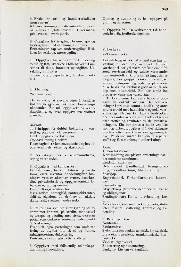 Skann 351 av Mønsterplanen 1974 · nynorsk