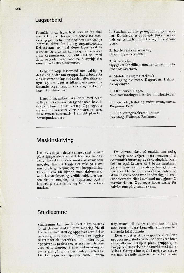 Skann 368 av Mønsterplanen 1974 · nynorsk