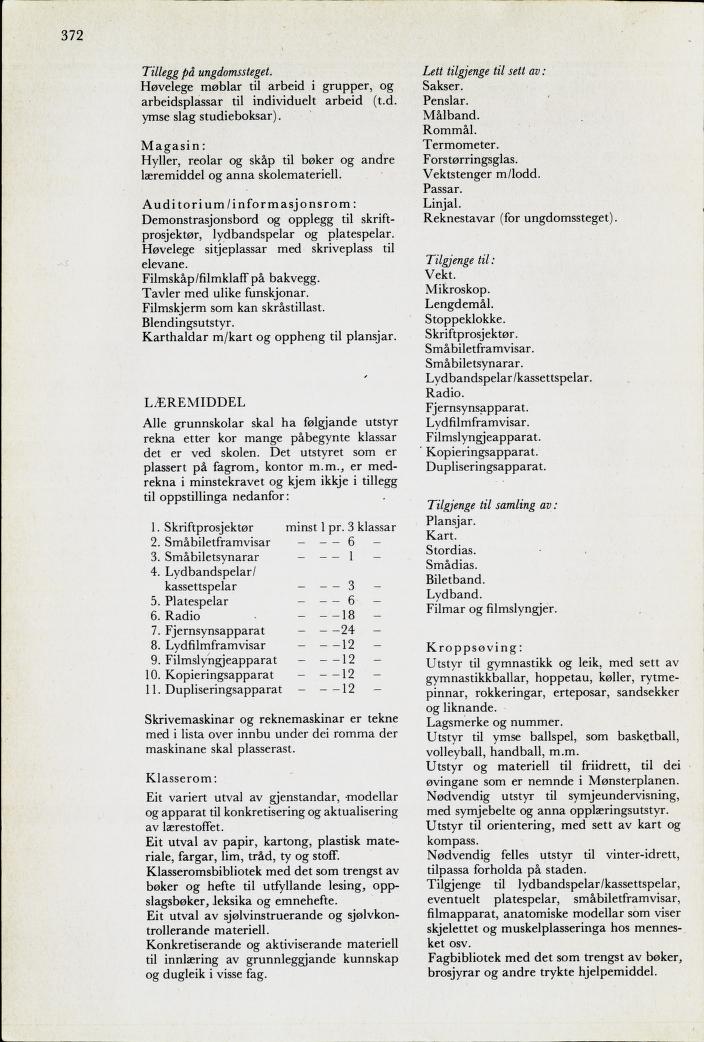 Skann 374 av Mønsterplanen 1974 · nynorsk