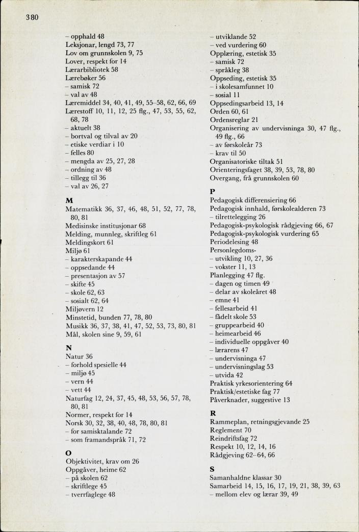 Skann 382 av Mønsterplanen 1974 · nynorsk