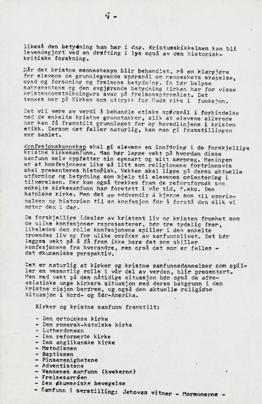 Skann 14 av Læreplan for gymnaset 1973 · del 2 obligatoriske fag