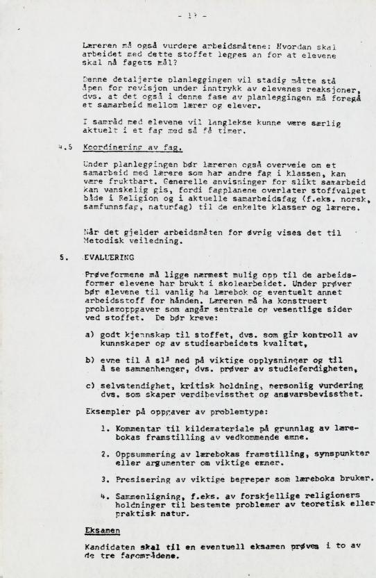 Skann 18 av Læreplan for gymnaset 1973 · del 2 obligatoriske fag