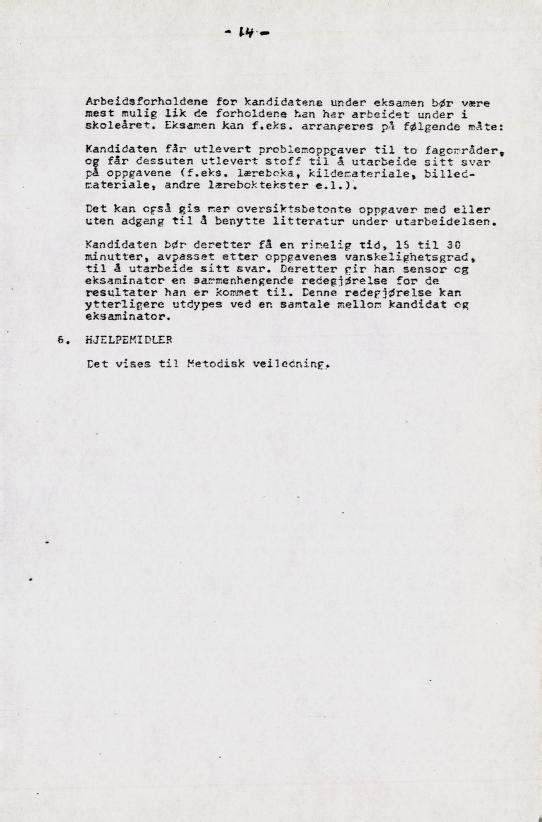 Skann 19 av Læreplan for gymnaset 1973 · del 2 obligatoriske fag