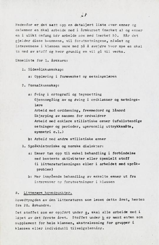 Skann 28 av Læreplan for gymnaset 1973 · del 2 obligatoriske fag