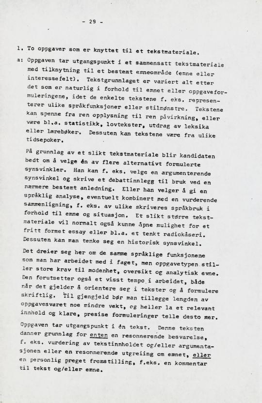 Skann 36 av Læreplan for gymnaset 1973 · del 2 obligatoriske fag