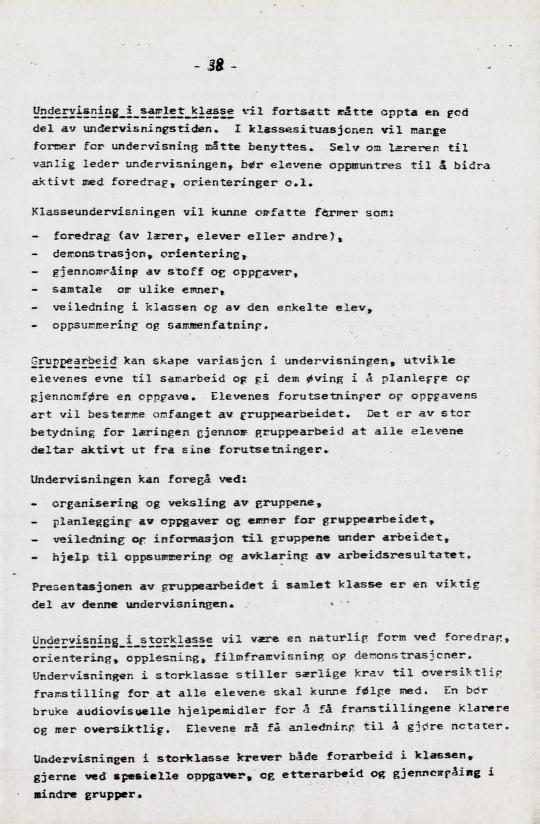 Skann 45 av Læreplan for gymnaset 1973 · del 2 obligatoriske fag