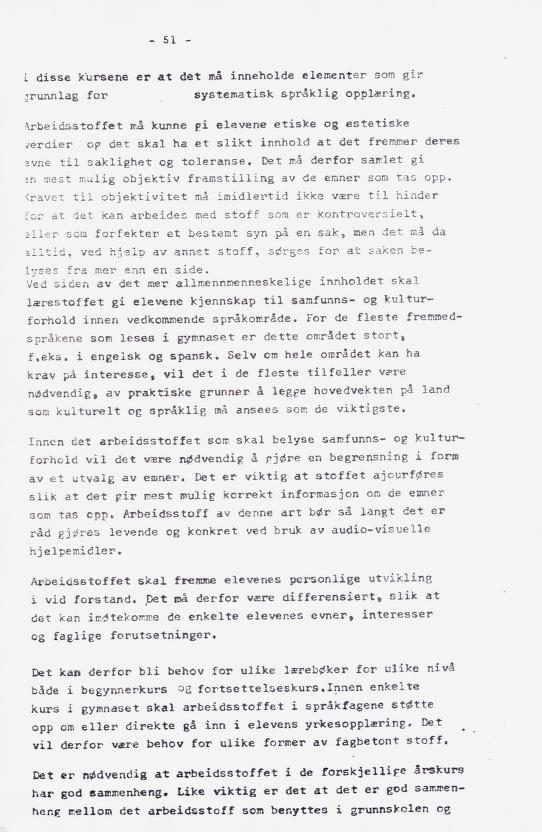 Skann 60 av Læreplan for gymnaset 1973 · del 2 obligatoriske fag