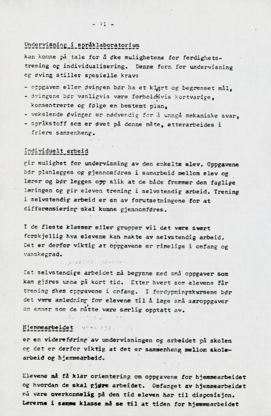 Skann 80 av Læreplan for gymnaset 1973 · del 2 obligatoriske fag