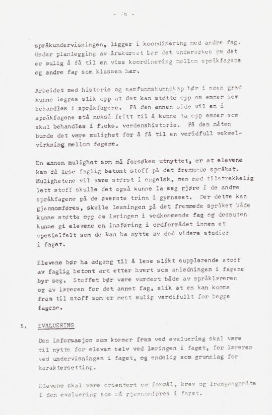Skann 87 av Læreplan for gymnaset 1973 · del 2 obligatoriske fag
