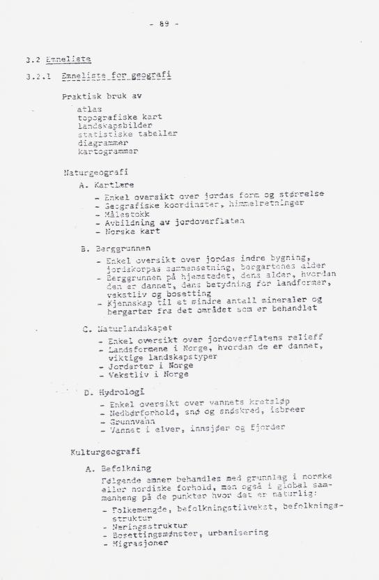 Skann 100 av Læreplan for gymnaset 1973 · del 2 obligatoriske fag