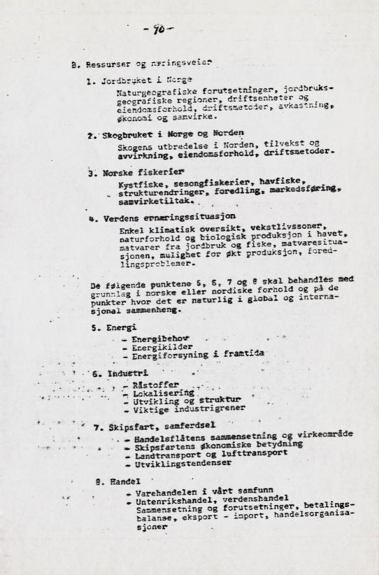 Skann 101 av Læreplan for gymnaset 1973 · del 2 obligatoriske fag