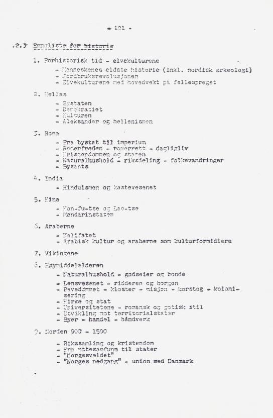 Skann 112 av Læreplan for gymnaset 1973 · del 2 obligatoriske fag