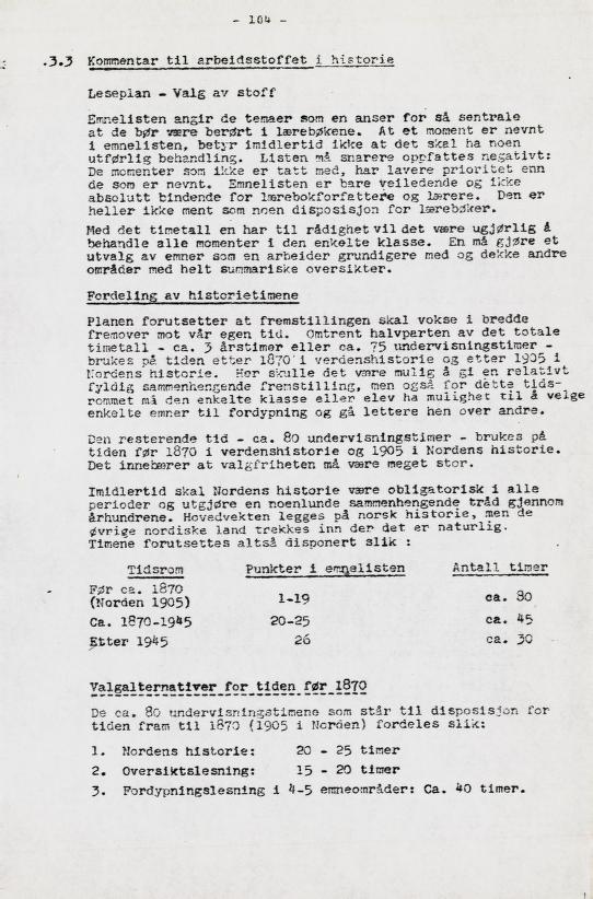 Skann 115 av Læreplan for gymnaset 1973 · del 2 obligatoriske fag