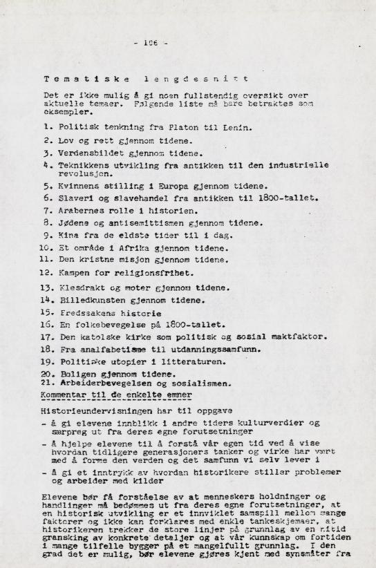 Skann 117 av Læreplan for gymnaset 1973 · del 2 obligatoriske fag