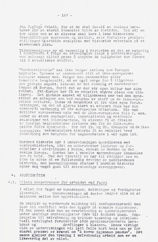 Skann 118 av Læreplan for gymnaset 1973 · del 2 obligatoriske fag