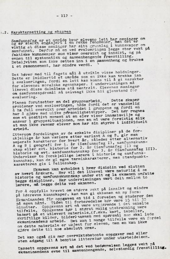 Skann 123 av Læreplan for gymnaset 1973 · del 2 obligatoriske fag