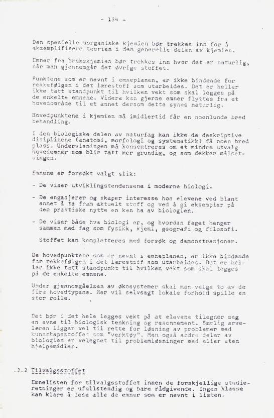 Skann 148 av Læreplan for gymnaset 1973 · del 2 obligatoriske fag