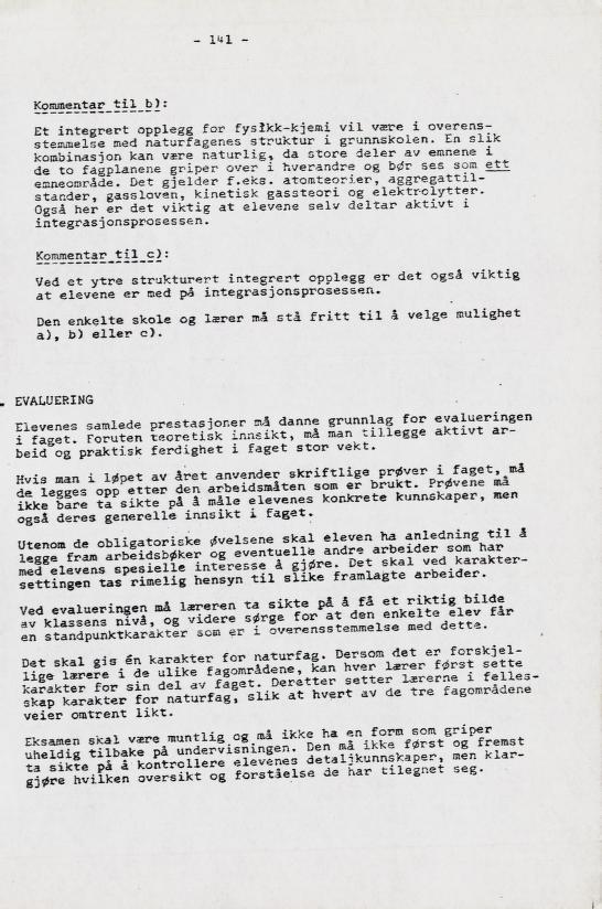 Skann 155 av Læreplan for gymnaset 1973 · del 2 obligatoriske fag