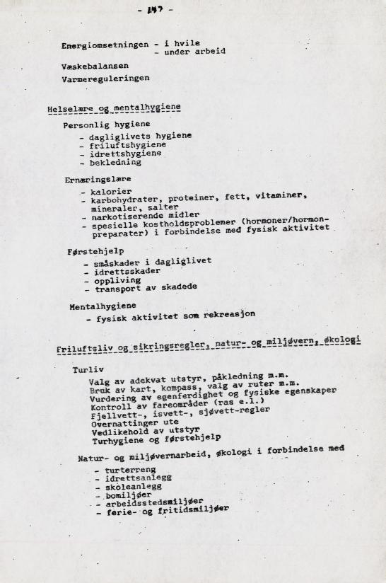Skann 163 av Læreplan for gymnaset 1973 · del 2 obligatoriske fag