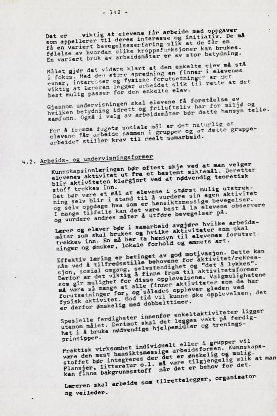 Skann 165 av Læreplan for gymnaset 1973 · del 2 obligatoriske fag