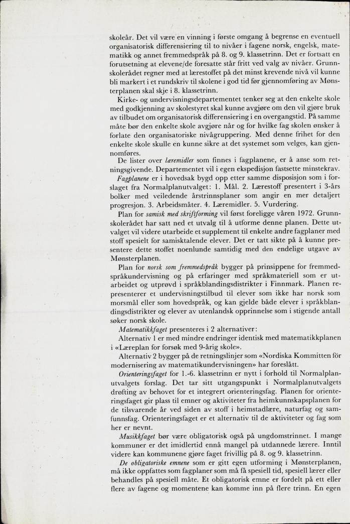 Skann 6 av Mønsterplanen 1971 · midlertidig utgave