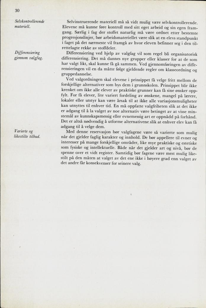 Skann 32 av Mønsterplanen 1971 · midlertidig utgave